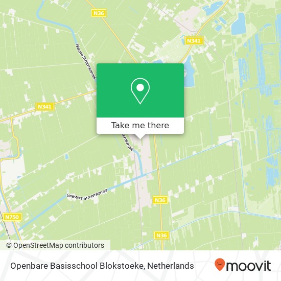 Openbare Basisschool Blokstoeke, Oranjestraat 2 map