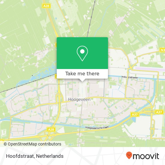 Hoofdstraat, 7902 EB Hoogeveen Karte
