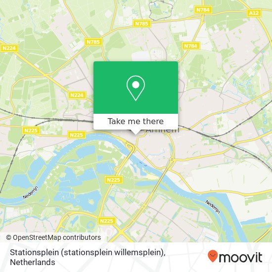 Stationsplein (stationsplein willemsplein), 6811 Arnhem Karte