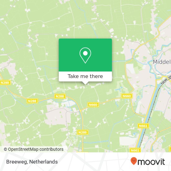 Breeweg, Breeweg, Nederland Karte