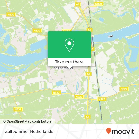 Zaltbommel, Zaltbommel, Nederland Karte