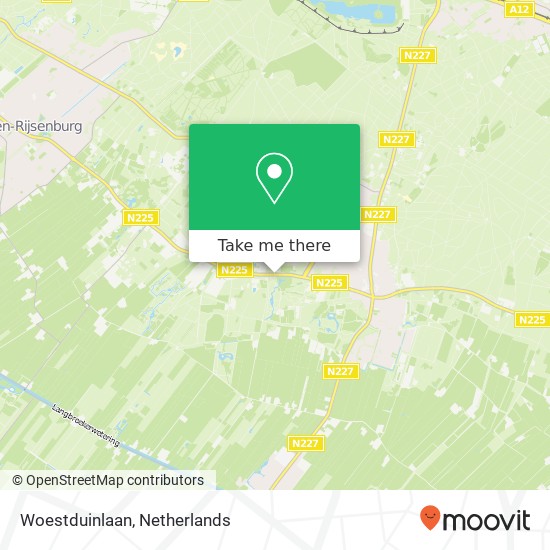 Woestduinlaan, 3941 ZV Doorn map