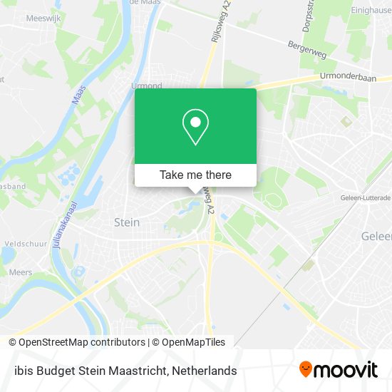ibis Budget Stein Maastricht map