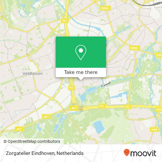 Zorgatelier Eindhoven, Warmelo 88 Karte