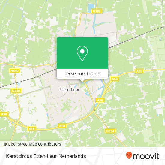 Kerstcircus Etten-Leur map