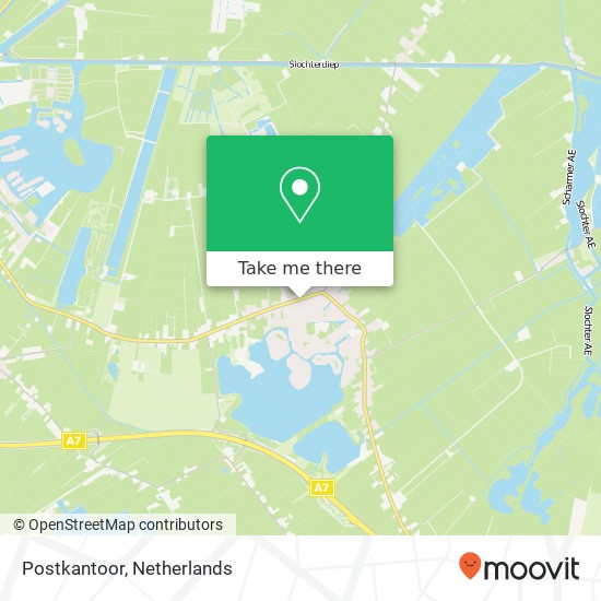 Postkantoor, Hoofdweg 64 map