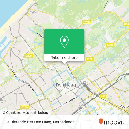 De Dierendokter Den Haag, Javastraat 67 map