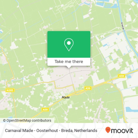 Carnaval Made - Oosterhout - Breda, Marktstraat 29 map