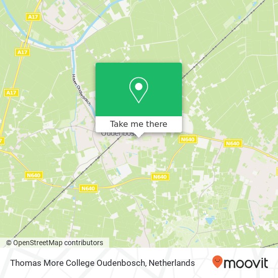 Thomas More College Oudenbosch, Eikenlaan 18 map