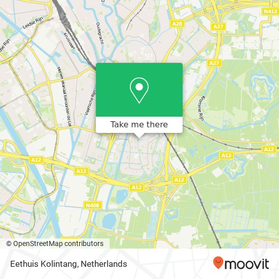 Eethuis Kolintang, Hondsrug map