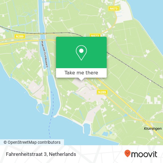 Fahrenheitstraat 3, 4416 DD Kruiningen map