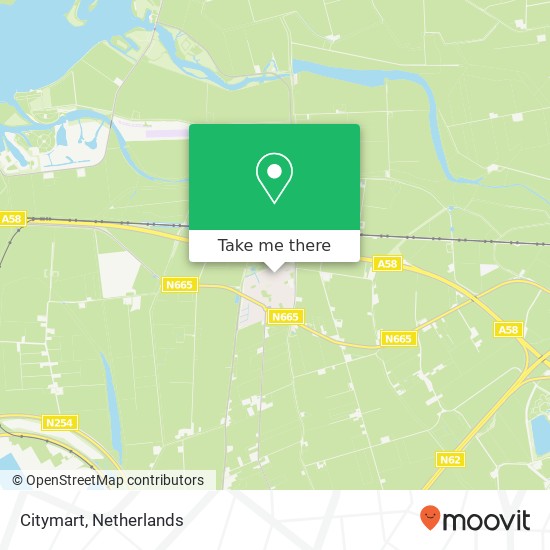 Citymart, Roompotstraat 9 map