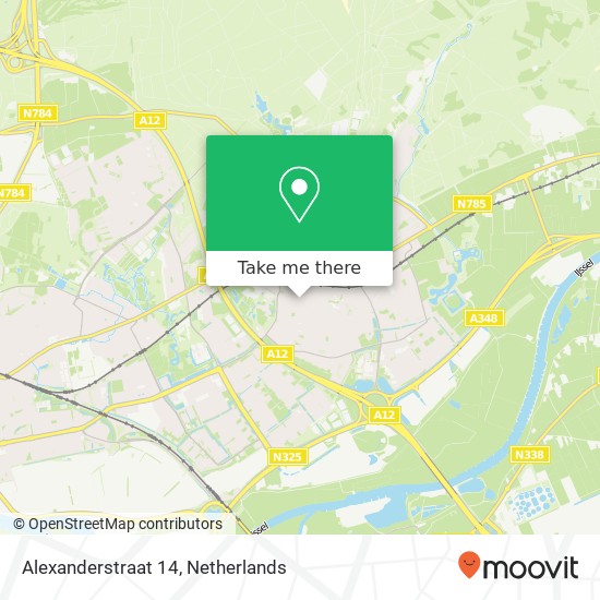 Alexanderstraat 14, 6882 BG Velp map