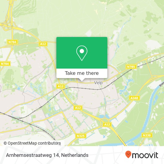 Arnhemsestraatweg 14, 6881 NG Velp map