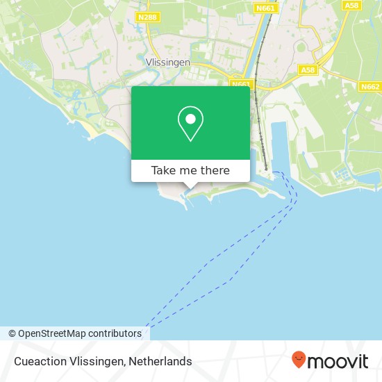 Cueaction Vlissingen, Arsenaalplein 5 map