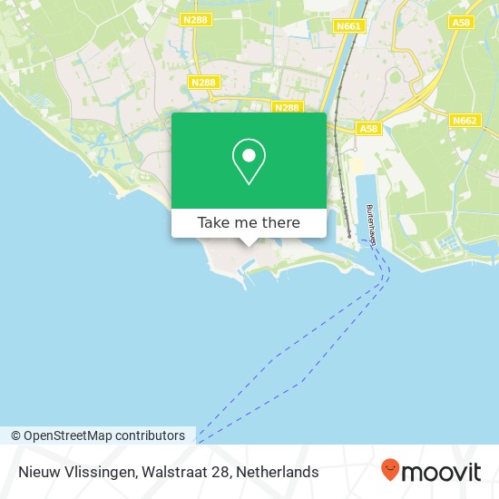 Nieuw Vlissingen, Walstraat 28 Karte