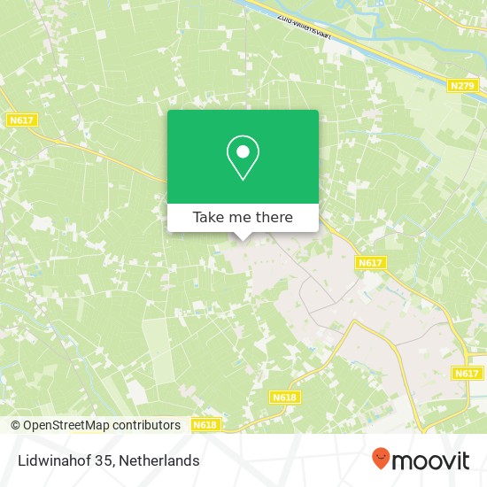 Lidwinahof 35, 5481 HL Schijndel map