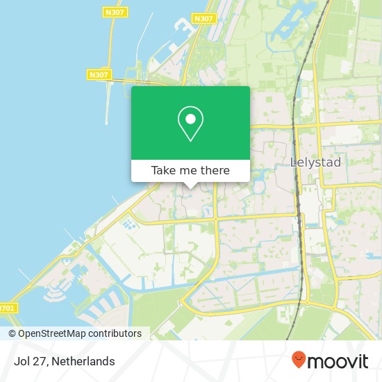 Jol 27, 8243 GS Lelystad map