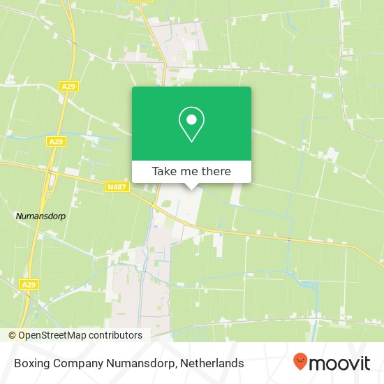 Boxing Company Numansdorp, Einsteinstraat 12 map