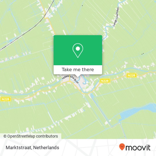 Marktstraat, Marktstraat, 3421 Oudewater, Nederland map