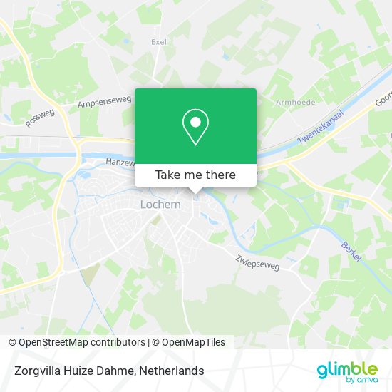 Zorgvilla Huize Dahme map