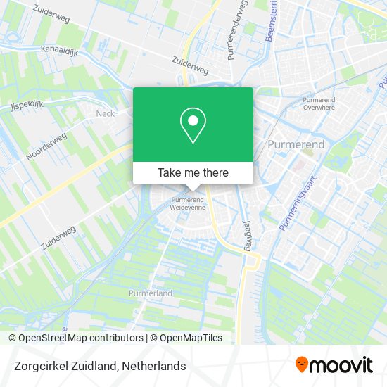 Zorgcirkel Zuidland Karte