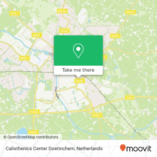 Calisthenics Center Doetinchem, Terborgseweg 114 Karte