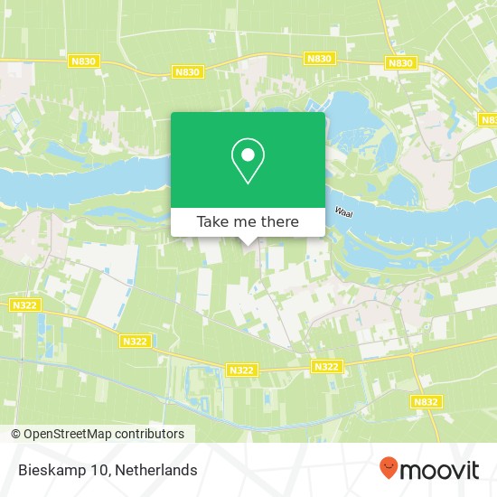 Bieskamp 10, 5313 BK Nieuwaal map