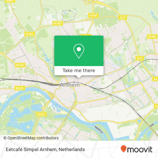 Eetcafé Simpel Arnhem Karte