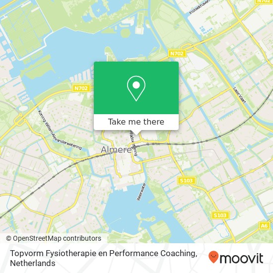 Topvorm Fysiotherapie en Performance Coaching, Randstad 21 26 map