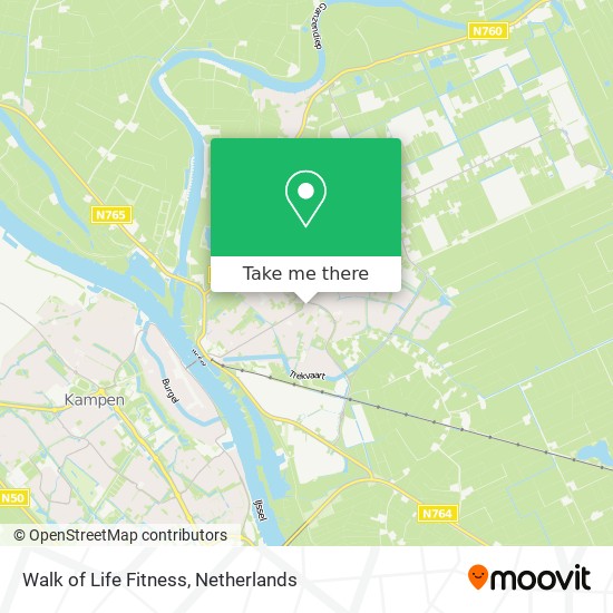 Walk of Life Fitness map