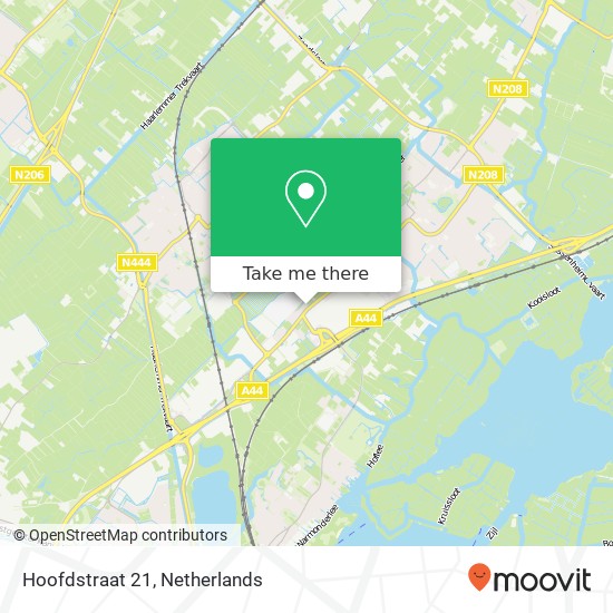 Hoofdstraat 21, 2171 AR Sassenheim Karte