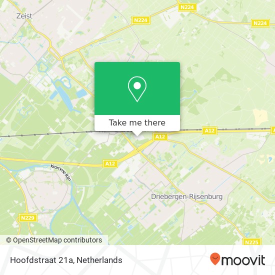 Hoofdstraat 21a, 3971 Driebergen-Rijsenburg Karte