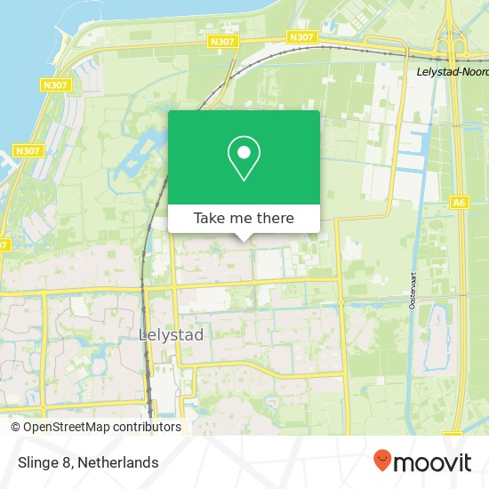 Slinge 8, 8223 EA Lelystad map