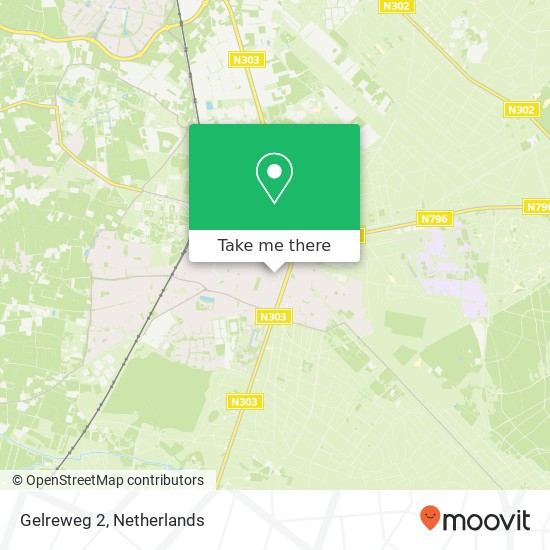 Gelreweg 2, 3851 GN Ermelo Karte