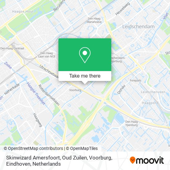 Skinwizard Amersfoort, Oud Zuilen, Voorburg, Eindhoven Karte