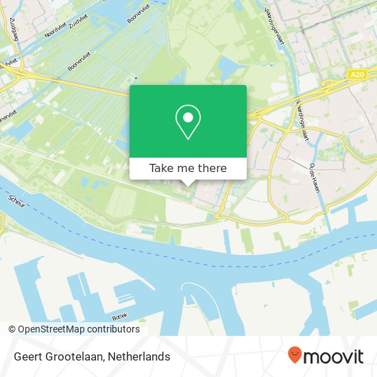 Geert Grootelaan, Geert Grootelaan, 3132 CB Vlaardingen, Nederland map