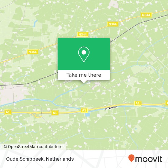 Oude Schipbeek map