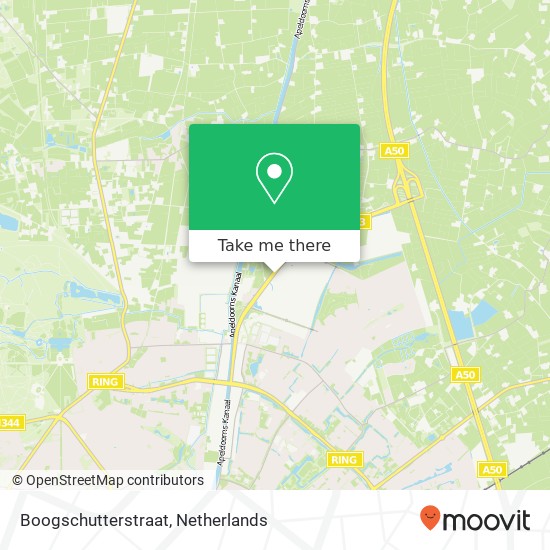 Boogschutterstraat, Boogschutterstraat, 7324 Apeldoorn, Nederland map
