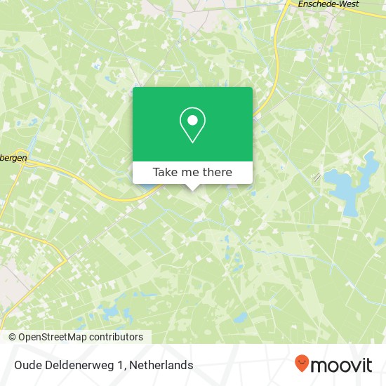 Oude Deldenerweg 1, 7546 PP Enschede Karte