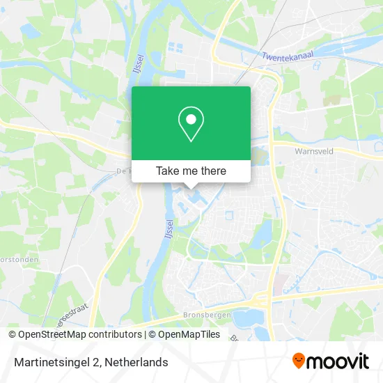 Martinetsingel 2 map