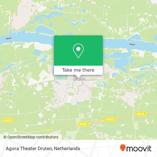 Agora Theater Druten map