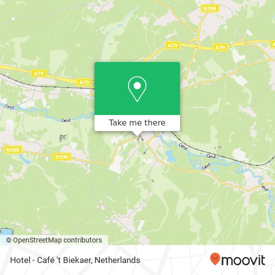 Hotel - Café 't Biekaer, Daalhemerweg 1 map