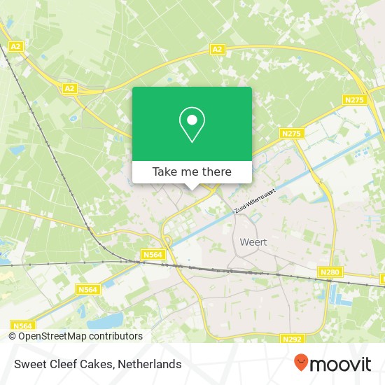 Sweet Cleef Cakes, Blankenberg 30 map