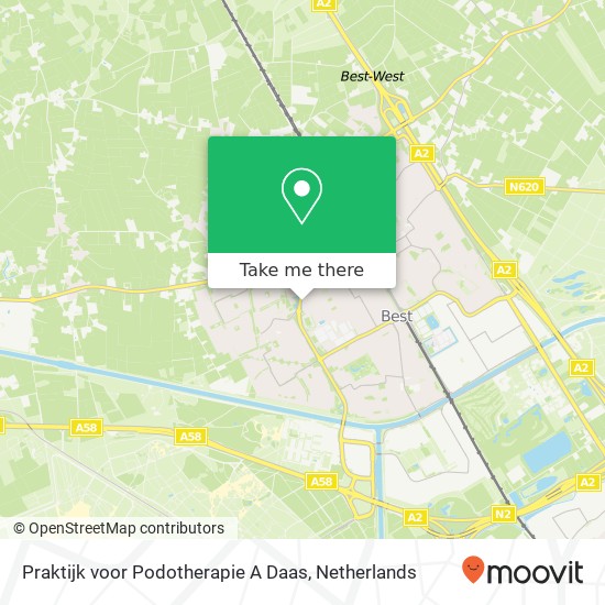 Praktijk voor Podotherapie A Daas, Tamboer 8 map