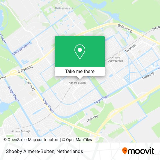 Shoeby Almere-Buiten map