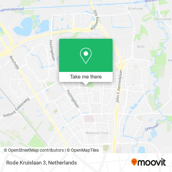 Rode Kruislaan 3 Karte