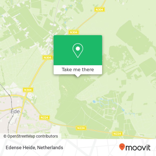 Edense Heide map