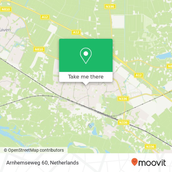 Arnhemseweg 60, 6901 DX Zevenaar Karte