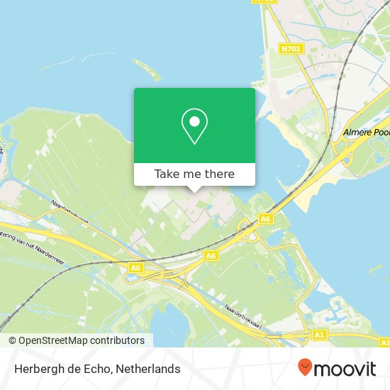 Herbergh de Echo, Graaf Florislaan 2 map